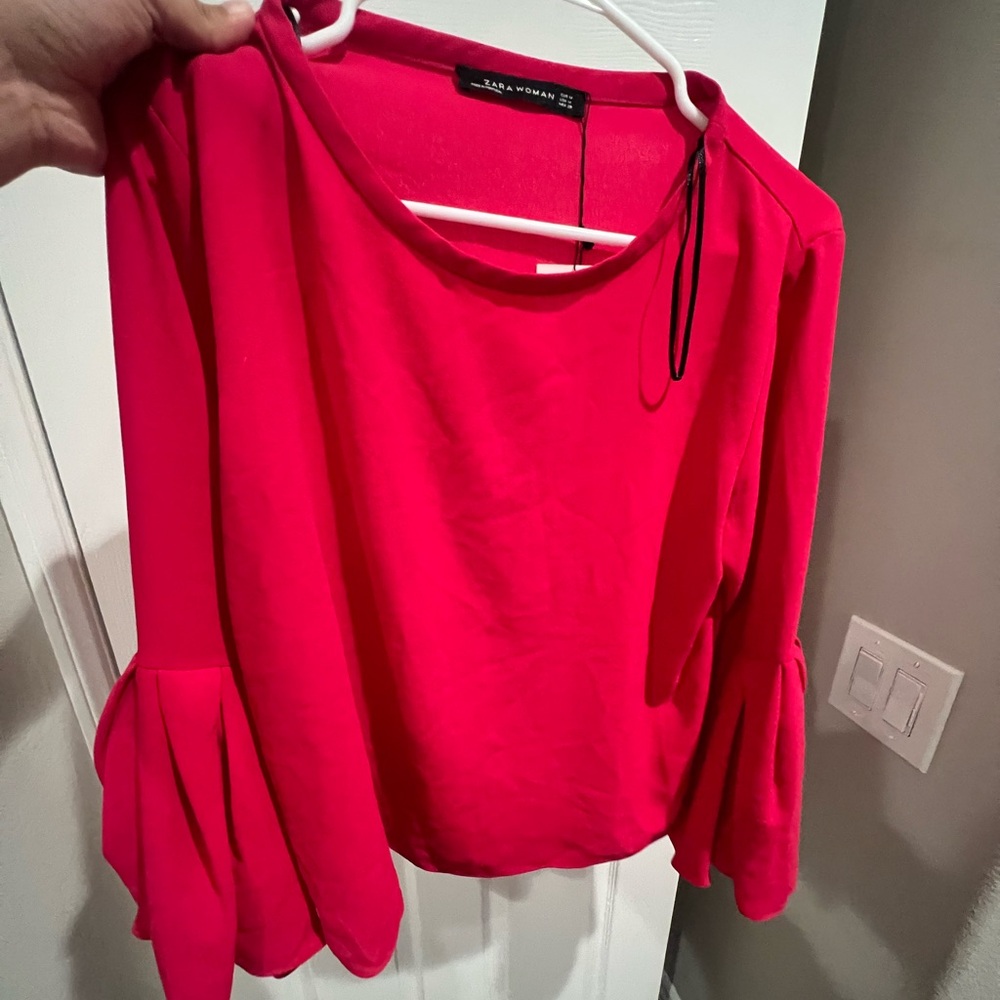 Bright pink top